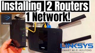 HOME NETWORKING 101- HOW TO CONNECT 2 ROUTERS IN ONE HOME NETWORK