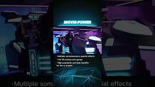 Dynamic simulator 6-seater VR cinema simulator