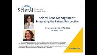 Scleral Lens Management: Integrating the Patient Perspective