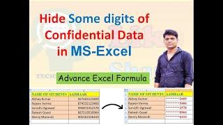 How to Mask or Hide Confidential data in Excel