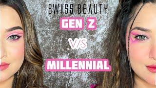 Genz Vs Millennial Makeup Tutorial | Swiss Beauty