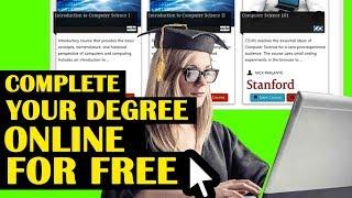 Complete online bachelor degree for free!