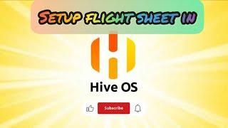 HiveOS Flight Sheet Setup #hiveos #crypto