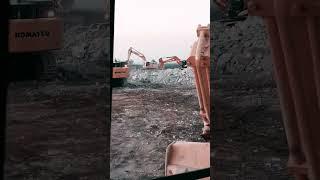 excavators work