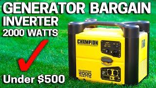 Best Budget Inverter Generator - Champion 2000watt