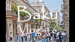 Baku 28 May Metrosu [ Metro and Train Railway Stations ] Səməd Vurgun Parki - Azerbaijan - VLOG 16