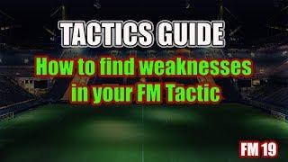 How to Improve and find Weaknesses in your FM19 Tactics - Football Manager 2019