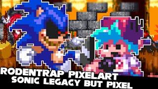 FNF | Vs Sonic Legacy BUT PIXEL! - Sonic.exe 2011 (Cutscene) | Mods/Hard/Gameplay |