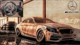 Rebuilding a MERCEDES-AMG C63 Coupe - NFS HEAT - LOGITECH G29 Gameplay