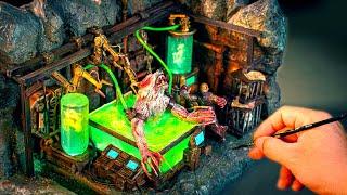 I Built a Dark Lab Diorama to Resurrect Ancient Giant Wolves