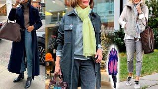 МОДНЫЕ ИДЕИ ОБРАЗОВ ДЛЯ ЖЕНЩИН ЗА 50 В 2024 ГОДУ // FASHIONABLE LOOK IDEAS FOR WOMEN OVER 50 IN 2024