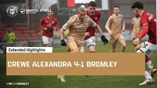 Extended Highlights: Crewe Alexandra 4-1 Bromley