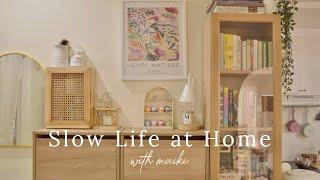 Slow and cozy days at home  | New room update |  DIY Dishwashing Tablet