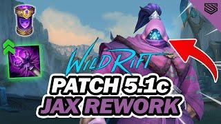 WILD RIFT 5.1c PATCH NOTES BREAKDOWN  JAX REWORK + HUGE BUFFS + GIVEAWAY