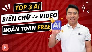 Top 3 free AI for video makers | Convert text to video with AI