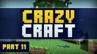 Minecraft CRAZY CRAFT #11 'WORMS!' (CrazyCraft Part 11)