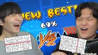 TOPI VS DORAMI GD BINGO BATTLE!! | GD race | Geometry Dash