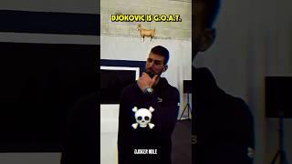 Someone said G.O.A.T. #novakdjokovic #djokovic