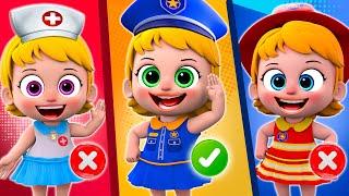 Police Girl Song Police Chase Smart Thief | Police Baby Care Song More Nursery Rhymes & Kids Songs