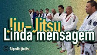 Linda mensagem em graduação de Jiu-Jitsu na Califórnia