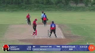 SAANVI CRICKET LEAGUE - EDITION - 59  Red Hats vs Team Rising warriors