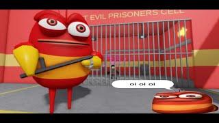 PAW RED LARVA BARRY'S PRISON  | New Scared Obby (ROBLOX)  #Obby #roblox