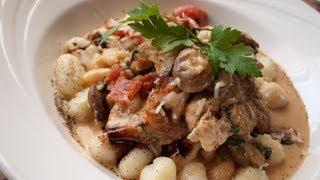 Smoked Chicken & Wild Mushroom Gnocchi by Chef Scott Clarke