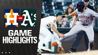 Astros vs. A's Game Highlights (6/17/25) | MLB Highlights