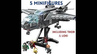 Amazing NEW LEGO Avengers Quinjet (coming Jan 1st 2023!) #shorts