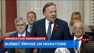 Immigration permanente: Québec imposte un moratoire