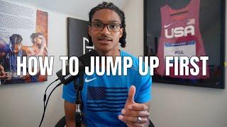 How to Jump Up First in High Jump (Not into the bar)