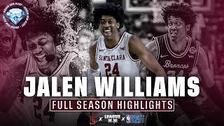 Jalen Williams Full 2021-22 Santa Clara Highlights | Hidden Gem in 2022 NBA Draft | #OKCThunder