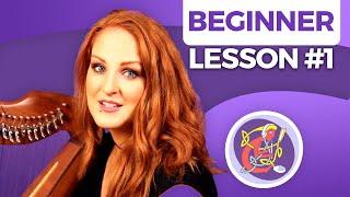 Irish Harp Lesson 1 - [The Basics] Start Here