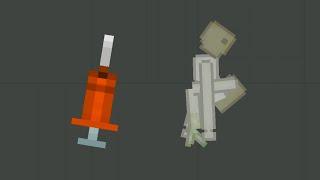 ШПРИЦ ЛОМАЮЩИЙ КОСТИ В PEOPLE PLAYGROUND ON ANDROID! SYRINGE BREAKS BONES PEOPLE PLAYGROUND!