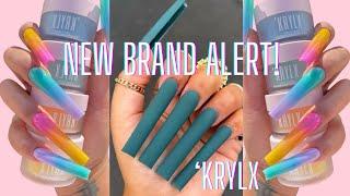  'KRYLX ACRYLIC POWDERS  | Unboxing| Swatches | Part 1 @SHOPKRYLX