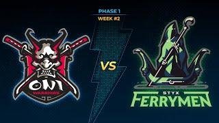 SMITE Pro League Season X: Phase 1 Week 2 Oni Warriors Vs Styx Ferrymen