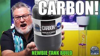 Using ACTIVATED CARBON in Your Saltwater Aquarium - Newbie Tank Build