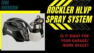 ROCKLER HVLP PAINT SPRAYER review, Rockler paint sprayer, Earlex paint sprayer