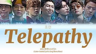 BTS "Telepathy" (방탄소년단) Color Coded Lyrics (Eng/Rom/Han)