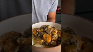 Тыквенные ньокки с грибным соусом. Рецепт выложил в инстаграм. #бюдаизтыквы #тыквенный #ньокки