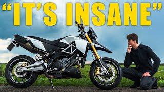 Riding The 1200cc Supermoto! Aprilia Dorsoduro 1200