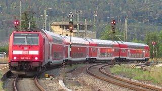 Germany: DB Regio Class 146 electric locos at Geislingen (Steige) on Stuttgart - Lindau trains