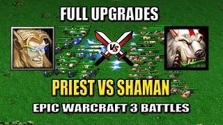 Priest vs Shaman (Full Upgrades) (All Skills Activated) - Warcraft 3