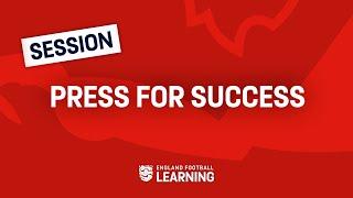 Pressing | 60 Second Coaching Session From Debbie Barry | England Football Learning