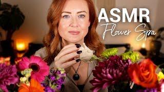 Sleepy ASMR Flower Spa  Whispered  Bottles, Petals, Personal Attention