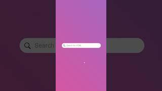 Search Bar With Animated Custom Placeholder Shorts.