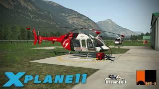 Bell 407 full flight in Canada (X-Plane 11)