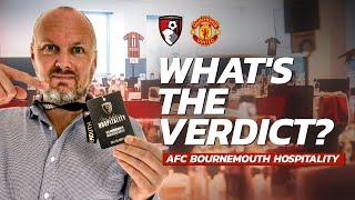 I Watched Manchester United SCRAPE A Draw With Bournemouth from Hospitality 