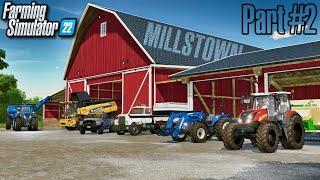 Millstown, USA - Extended Let's Play Series (Pt.2) | Farming Simulator 22