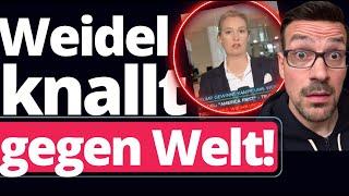 Interview Bombe: Alice Weidel zerlegt frechen Moderator!